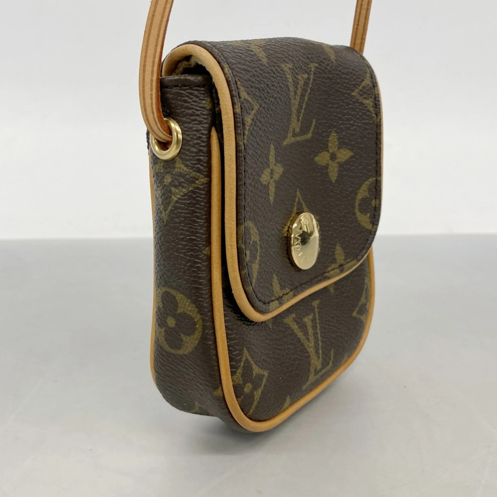 LOUIS VUITTON Brown Monogram Pochette Shoulder Bag - Picture 2 of 9